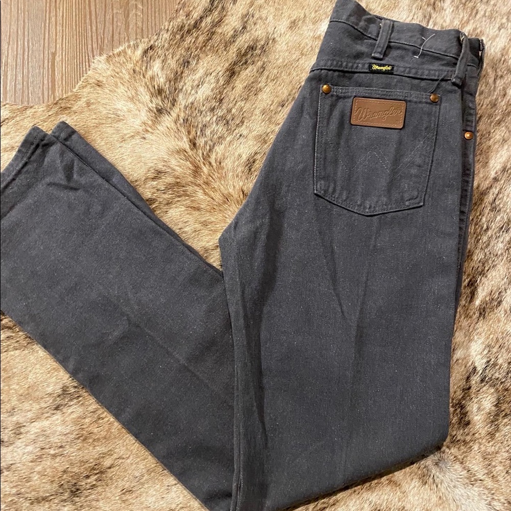 Vintage Grey Wrangler Boot Cuts